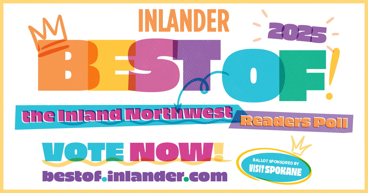 Inlander Best of the Inland Northwest Readers Poll 2025